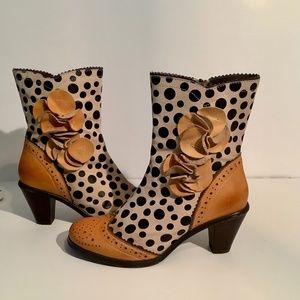 L’ Artiste by Spring Step Perignon Multi color Leather Women’s Boots Size 39